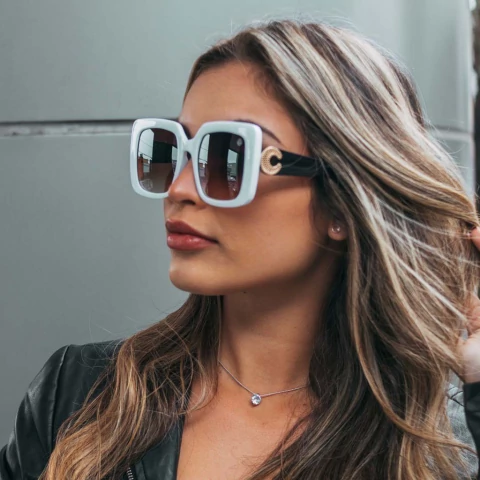 Óculos Taise Branco