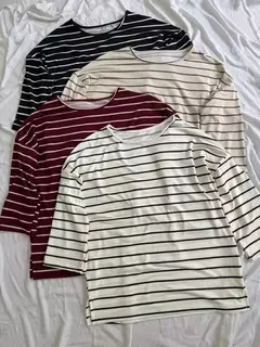 Remeron 3/4 rayas Lirio