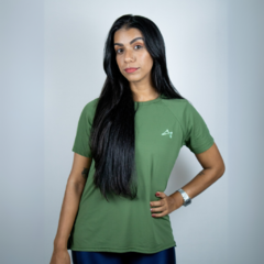 Camiseta ATLET Essential Verde Militar - comprar online