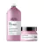 KIT LOREAL LISS UNLIMITED SHAMPOO 1500ML + MASCARA 250GR