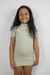 Vestido Infantil Mg Curta Lara Bege