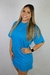 Vestido Oversized Azul Turquesa - Utan