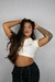 Cropped Polo Maju Marfim - comprar online