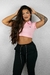 Cropped Polo Maju Rosa Bb - comprar online