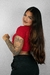 Cropped Polo Maju Vermelho - loja online
