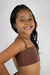 Imagem do Cropped Infantil de Alça Lara Marrom