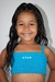 Cropped Infantil de Alça Lara Turquesa - loja online