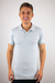 Camisa Jogador Polo Logo Cinza