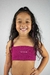 Cropped Infantil de Alça Lara Uva - comprar online
