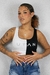 Cropped Luna Preto e Branco - Utan