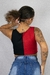 Imagem do Cropped Luna Preto e Vermelho