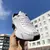 Shox R4 Branco Preto - comprar online