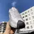 Shox R4 Branco Prata Vermelho na internet