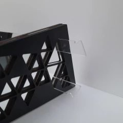 Imagen de Soporte para Notebook regulable en acrílico y Madera