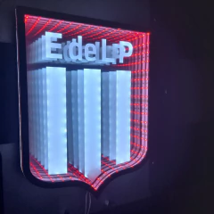 Escudo Sinfín Estudiantes espejo luz led en internet