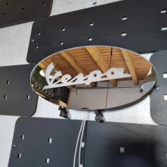 Cartel Vespa Espejo retroiluminado - Trikceri