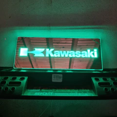 Cartel Kawasaki Espejo retroiluminado - tienda online