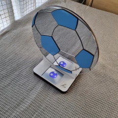 Velador Touch Pelota de fútbol espejado en internet