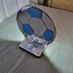 Velador Touch Pelota de fútbol espejado en internet