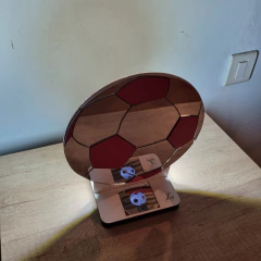 Velador Touch Pelota de fútbol espejado - comprar online