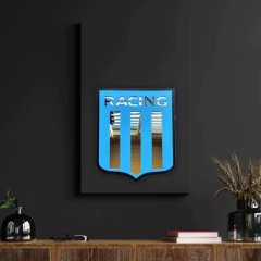 Escudo Racing espejo acrílico Inastillable en internet