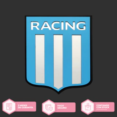 Escudo Racing espejo acrílico Inastillable - Dazz Deco