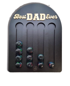 Porta Cápsulas Negro para Nespresso 24 cápsulas Diseño BEST DAD EVER