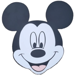 Cuadro Mickey Mouse mdf y espejo acrílico