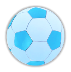 Cuadro pelota de fútbol en espejo acrílico - comprar online