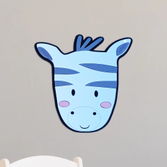 Espejo Acrílico Cebra inastillable con detalles en color - comprar online