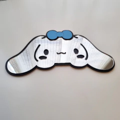 Espejo cinnamoroll Acrílico con moño - Trikceri