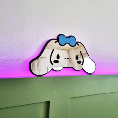 Espejo cinnamoroll Acrílico con moño - Trikceri