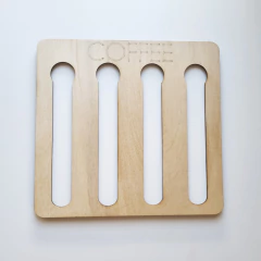 Porta Cápsulas para Nespresso 20 cápsulas Diseño COFFEE madera natural - Trikceri