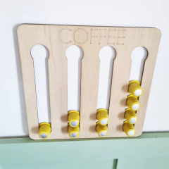 Porta Cápsulas para Nespresso 20 cápsulas Diseño COFFEE madera natural - Trikceri