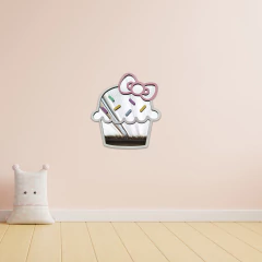 Cupcake con moño kitty - comprar online