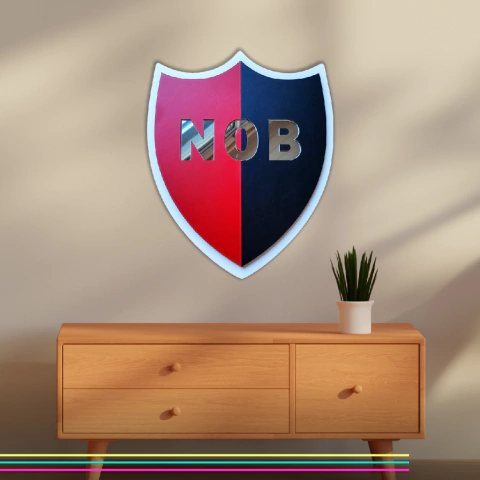 Escudo Newell's espejo acrílico