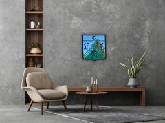 Escudo Ferro Carril Oeste espejo acrílico - Trikceri