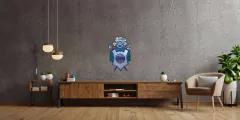 Escudo Gimnasia de La Plata inastillable - tienda online