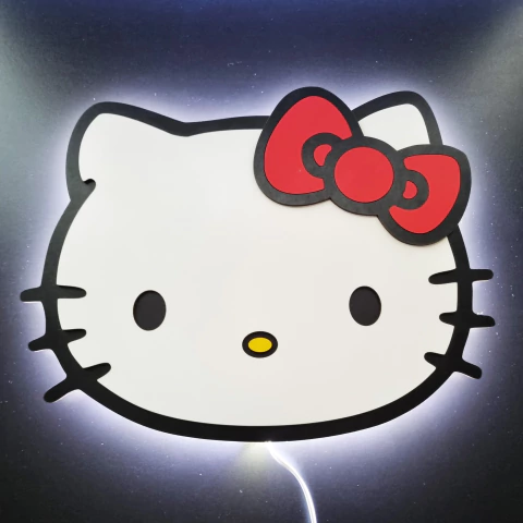 Cuadro Hello Kitty Iluminado - comprar online