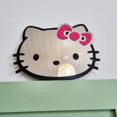 Espejo Kitty Acrílico con moño - comprar online