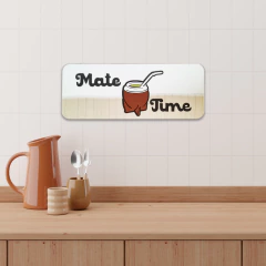 Cuadro espejado Mate Time color