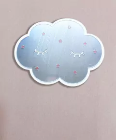 Kit Cielo: Nube, luna y estrella en espejo acrílico - Trikceri