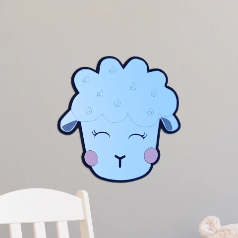 Espejo Acrílico Ovejita inastillable con detalles en color - comprar online