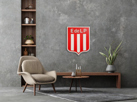 Escudo Estudiantes Clasico Multilamina