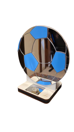 Imagen de Velador Touch Pelota de fútbol espejado