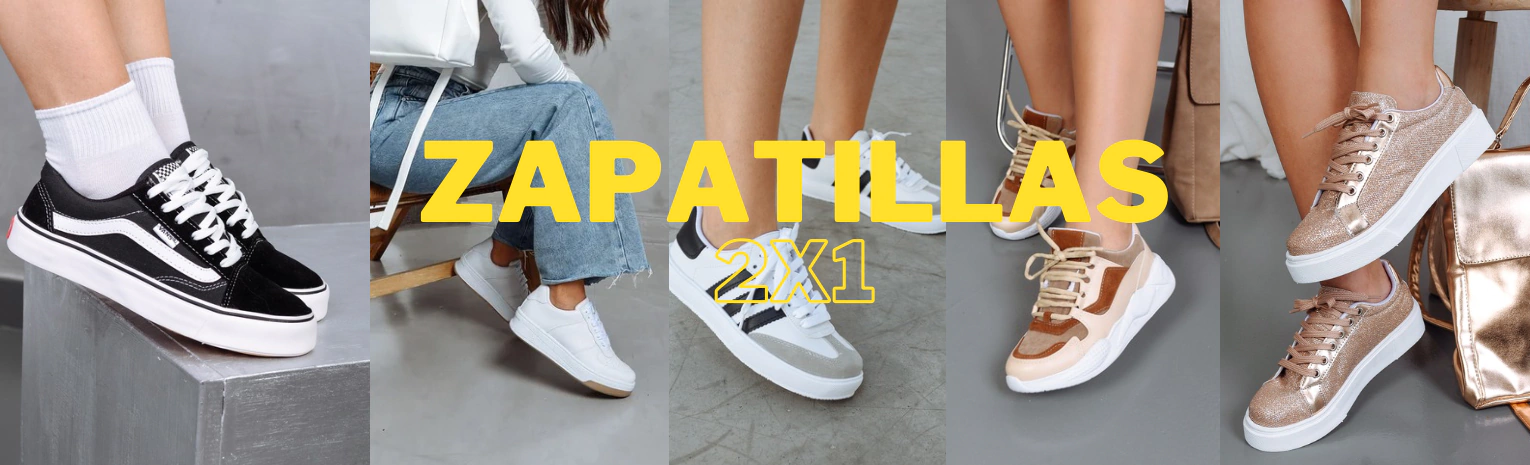 <p><span style="font-size: 18px">2x1 en Zapatillas</span></p>