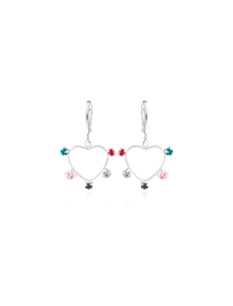Brinco Argola Pingente Coração - comprar online
