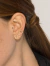 Brinco Ear Cuff Coração Vazado
