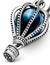 Charm Balão de Ar Pendente em Prata com Cristal Azul Luar Envolto - PANDORA