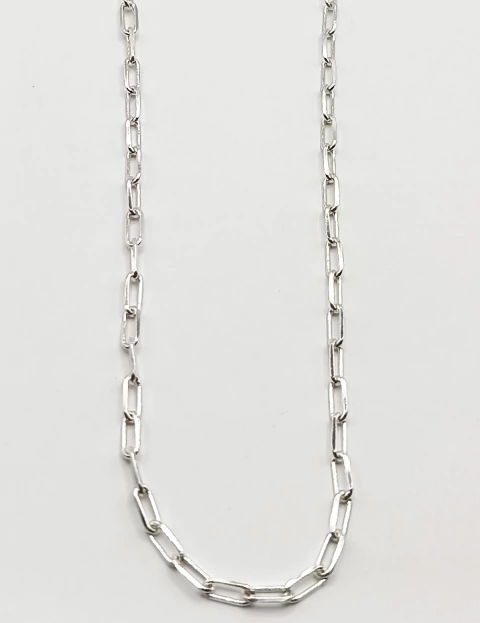 Colar Elo Cadeado Alongado Unissex - comprar online